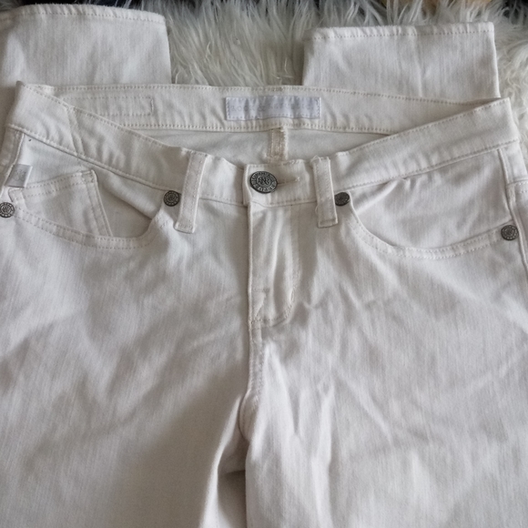 Rock & Republic White Cream Berlin Skinny Jeans Size 8 - Picture 6 of 14